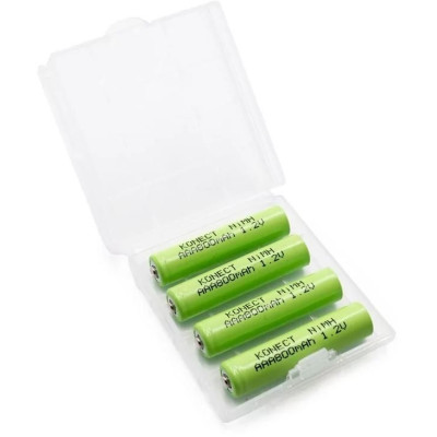 NiMH akkumulátorok AAA 800mAh (4 db) tárolótokkal