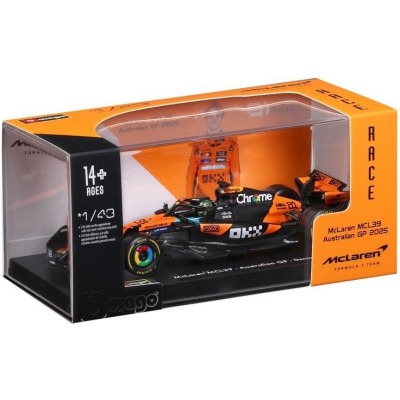 Bburago McLaren F1 MCL39 (2025) 1:43 81 Piastri (hardcase)