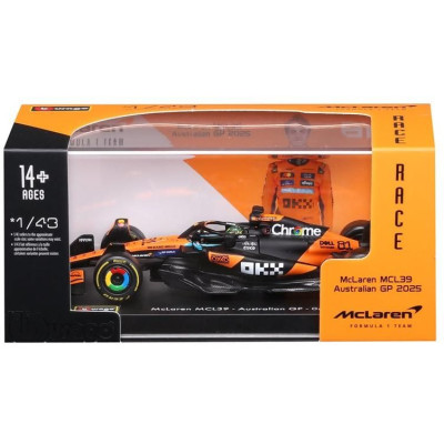 Bburago McLaren F1 MCL39 (2025) 1:43 81 Piastri (hardcase)