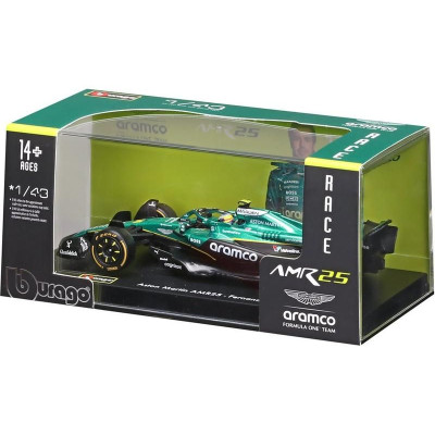 Bburago Aston Martin AMR25 (2025) 1:43 14 Alonso (hardcase)