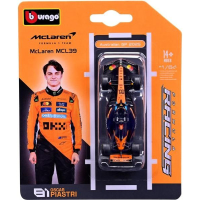 Bburago McLaren Team MCL39 (2025) 1:64 81 Piastri