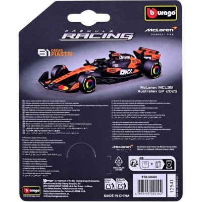 Bburago McLaren Team MCL39 (2025) 1:64 81 Piastri