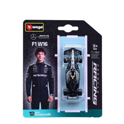 Bburago Mercedes-AMG Petronas W16 (2025) 1:64 12 Antonelli