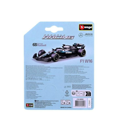 Bburago Mercedes-AMG Petronas W16 (2025) 1:64 63 Russell