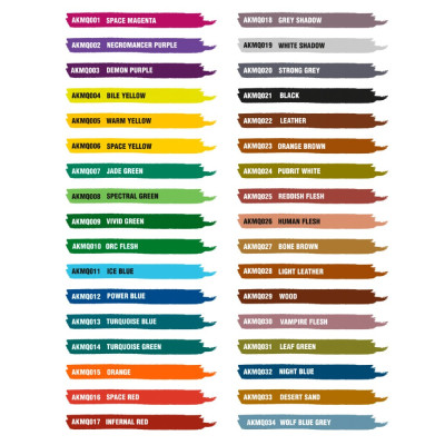 Special Box Full Range Quick Markers (34 Units)