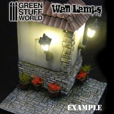 10x Klasszikus FALI Lámpa LED világítással / 10x Klasszikus fali lámpa LED világítással