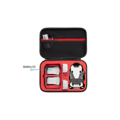 DJI Mini 4 Pro - přepravní pouzdro (Black/Red)