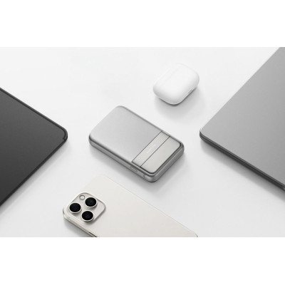 EcoFlow RAPID Magnetic Power Bank (5000mAh) - stříbrná