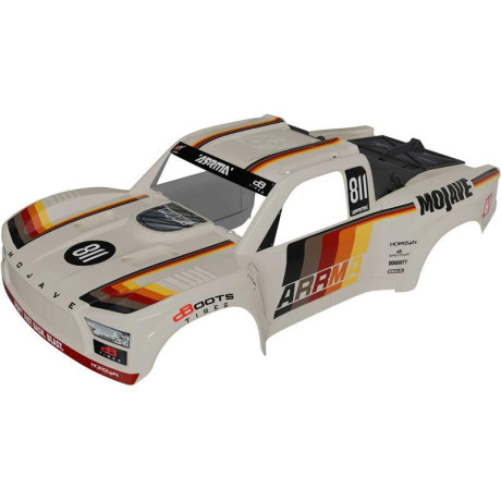 Arrma karoserie MOJAVE 6S BLX, lakovaná, polepená a oříznutá, bílá