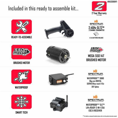 Arrma Gorgon 1:10 Kit Smart RTA čirá