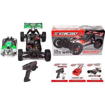 SYNCRO-4 - BUGGY 4WD 3-4S - RTR - zelená