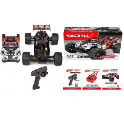 KAGAMA-4 - Monster Truck 4WD 3-4S - RTR - červená