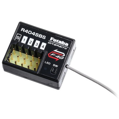 Futaba 10PX, přijímač R404SBS s telemetrií