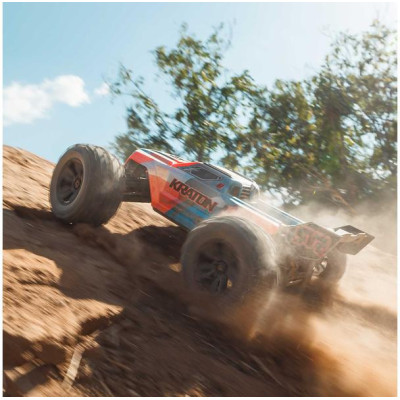 Arrma Kraton 6S V6 BLX 1:8 4WD RTR modrá/oranžová
