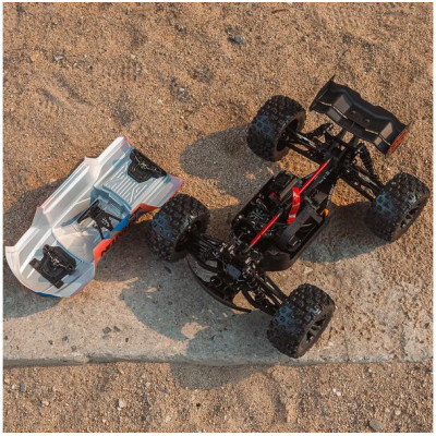Arrma Kraton 6S V6 BLX 1:8 4WD RTR modrá/oranžová