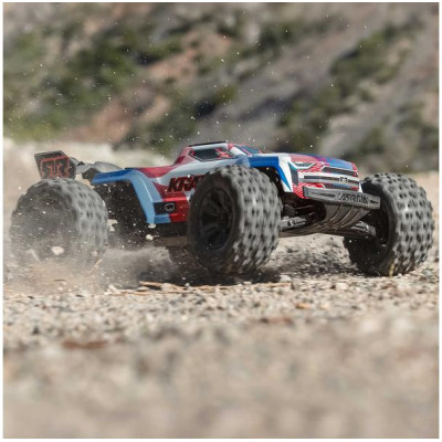 Arrma Kraton 6S V6 BLX 1:8 4WD RTR modrá/oranžová