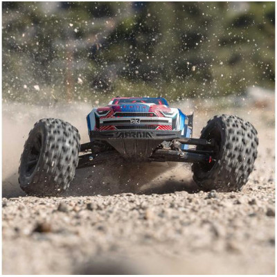 Arrma Kraton 6S V6 BLX 1:8 4WD RTR modrá/oranžová