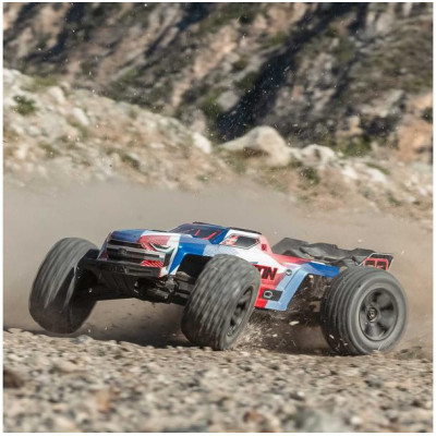 Arrma Kraton 6S V6 BLX 1:8 4WD RTR modrá/oranžová