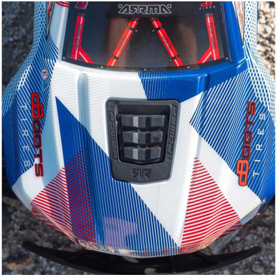 Arrma Kraton 6S V6 BLX 1:8 4WD RTR modrá/oranžová