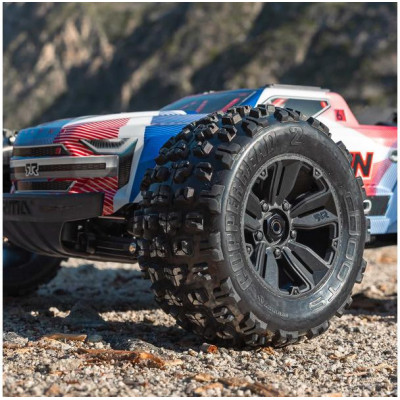 Arrma Kraton 6S V6 BLX 1:8 4WD RTR modrá/oranžová