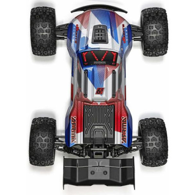 Arrma Kraton 6S V6 BLX 1:8 4WD RTR modrá/oranžová