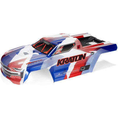 Arrma Kraton 6S V6 BLX 1:8 4WD RTR modrá/oranžová