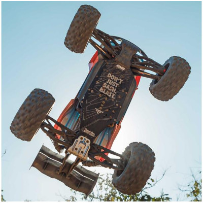 Arrma Kraton 6S V6 BLX 1:8 4WD RTR modrá/růžová