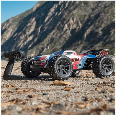Arrma Kraton 6S V6 BLX 1:8 4WD RTR modrá/růžová