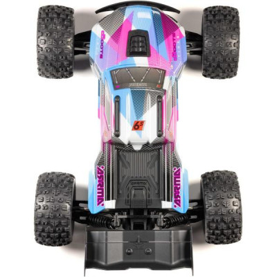 Arrma Kraton 6S V6 BLX 1:8 4WD RTR modrá/růžová