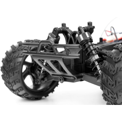 HiMOTO 1:18 Monster Truck MASTADON Brushless 2,4 GHz RTR set, červená