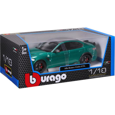 Bburago Alfa Romeo Giulia GTA 1:18 zelená metalíza