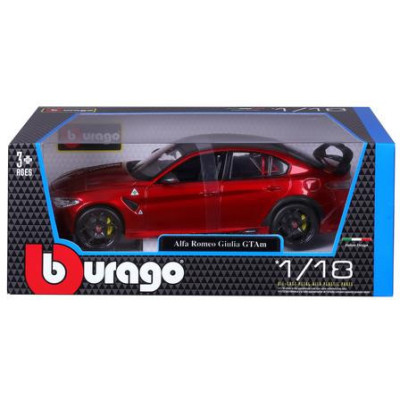 Bburago Alfa Romeo Giulia GTAm 1:18 červená