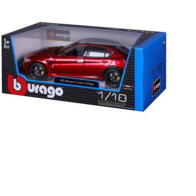 Bburago Alfa Romeo Giulia GTAm 1:18 červená