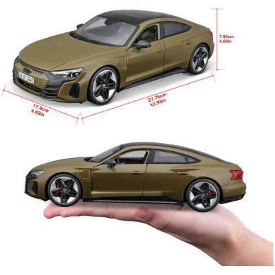 Bburago Audi RS e-tron GT 2022 1:18 olivově zelená