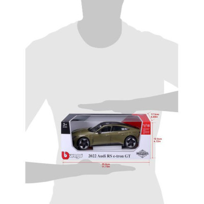 Bburago Audi RS e-tron GT 2022 1:18 olivově zelená