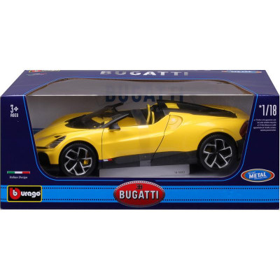 Bburago Bugatti Mistral 1:18 žlutá