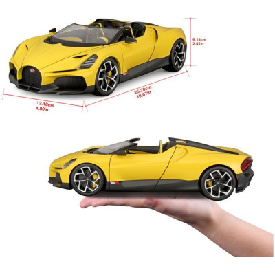 Bburago Bugatti Mistral 1:18 žlutá