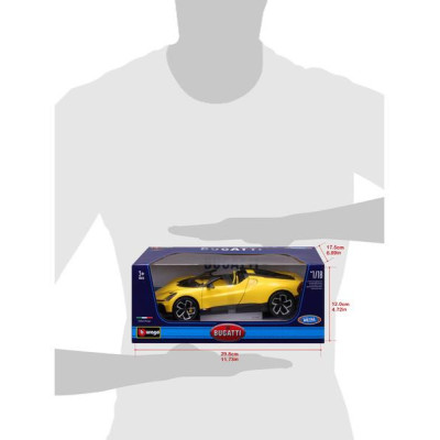 Bburago Bugatti Mistral 1:18 žlutá