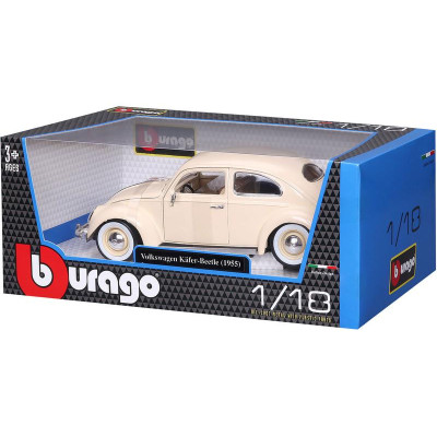 Bburago Volkswagen Kafer Beetle 1955 1:18 béžová