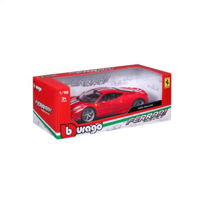 Bburago Ferrari 458 Speciale 1:18 červená