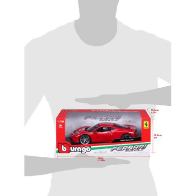 Bburago Ferrari 458 Speciale 1:18 červená