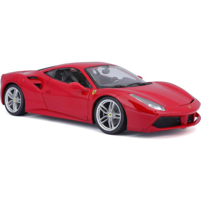 Bburago Ferrari 488 GTB 1:18 červená