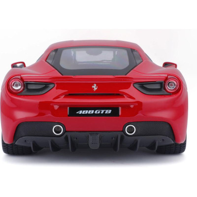 Bburago Ferrari 488 GTB 1:18 červená