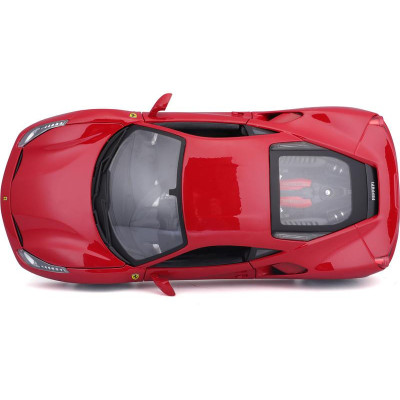 Bburago Ferrari 488 GTB 1:18 červená
