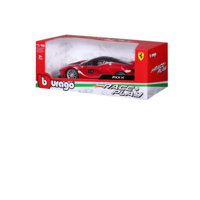 Bburago Ferrari FXX K 1:18 červená metalíza