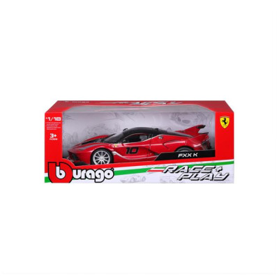 Bburago Ferrari FXX K 1:18 červená metalíza