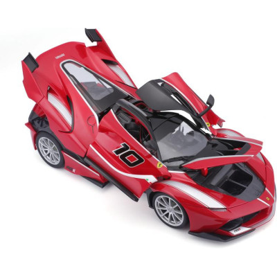 Bburago Ferrari FXX K 1:18 červená metalíza