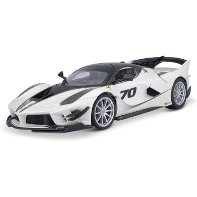 Bburago Ferrari FXX-K EVO No.70 1:18 bílá/černá