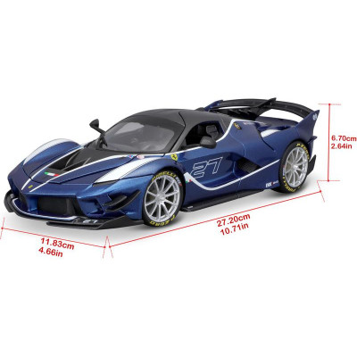 Bburago Ferrari FXX-K EVO 1:18 27 modrá