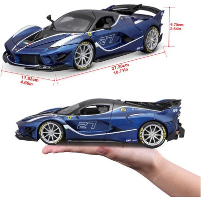 Bburago Ferrari FXX-K EVO 1:18 27 modrá